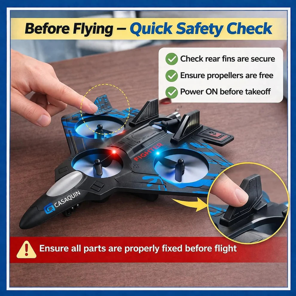 Fighter Jet Pro™ - High-Speed RC Fighter Jet Airplane- 360° Stunt Thunderjet with Remote Control