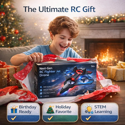 Fighter Jet Pro™ - High-Speed RC Fighter Jet Airplane- 360° Stunt Thunderjet with Remote Control